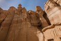 Sandstone formations around Al Khobar Caves Jebel Qarah, Al Hofuf, Saudi Arabia Royalty Free Stock Photo