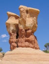 Devil`s Garden Sandstone Formations near Escalante, Utah Royalty Free Stock Photo