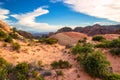 Sandstone formations in Utah, Yant flat, USA