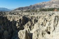 Valle de la Luna Moon Valley near La Paz, Bolivia Royalty Free Stock Photo