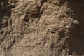 Sandstone is a fragmentary sedimentary rock, a homogeneous or layered aggregate of fragmentary grains and grains of sand