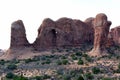 Sandstone Monolith `The Parade of Elephants `in Windows section in Arches National park