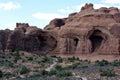 Sandstone Monolith `The Parade of Elephants `in Windows section in Arches National park