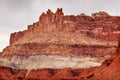 Sandstone Mountain Capitol Reef National Park Torrey Utah Royalty Free Stock Photo