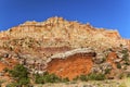 Sandstone Mountain Capitol Reef National Park Torrey Utah Royalty Free Stock Photo