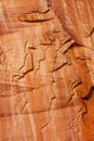 Sandstone Mountain People Abstract Capitol Reef National Pa Royalty Free Stock Photo