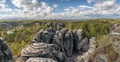 Sandstone Mountains The Tisa Rocks, Tisa Walls, Czech republic