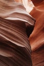 Sandstone natural canyon in Navajo reservation