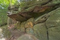 Sandstone Overhang Hiding in the Forest