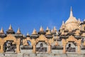 Sandstone pagoda in wat Pa Kung temple in Thailand.