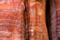 Sandstone pattern, geological texture in Petra