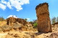 Sandstone pile in an African wild landscape