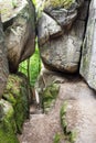 Sandstone rock city czech or Bohemian paradise