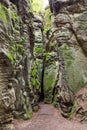 Sandstone rock city czech or Bohemian paradise