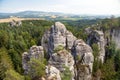 Sandstone rock panorama