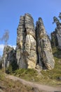 Sandstone rocks Bohemian Paradise