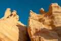 Sandstone rocks , Oman Royalty Free Stock Photo