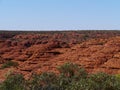 Sandstone rocks in the Watarrka park