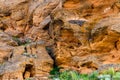 Sandstone Sheer Cliff Face With Eagles Nest