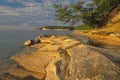 Sandstone Shoreline Lake Superior Royalty Free Stock Photo