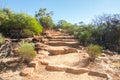 Sandstone Stairs: Z-bend, Kalbarri National Park Royalty Free Stock Photo