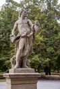 Sandstone statue in the Saxon Garden, Warsaw Royalty Free Stock Photo
