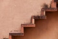 Sandstone Steps At Fatehpur Sikri Royalty Free Stock Photo