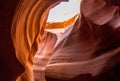 Sandstone texture in Antelope Canyon, Arizona