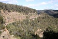 Sandstone viaducts and bridges in the Blue Mountains New South Wales Australia Royalty Free Stock Photo