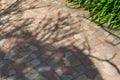 Sandstone walkway in the park. Royalty Free Stock Photo