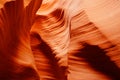 Sandstone waves and colors inside iconic Antelope Canyon Royalty Free Stock Photo