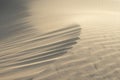 A sandstorm in the Arabian desert. Sand close up. Royalty Free Stock Photo