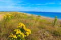 Sandwich Bay shingle beach Kent UK Royalty Free Stock Photo