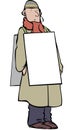 Sandwich board man