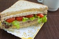 Sandwich cheese tuna