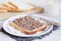 Sandwich with chocolate sprinkles, Dutch traditional food