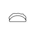 sandwich concept line icon. Simple element illustration. sandwich concept outline symbol design from Fast food set. Can be used