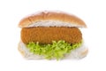 Sandwich with Dutch meat croquette ('kroket')