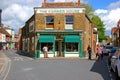 Sandwich, England. The Corner House. Traditional iconic shop front in town.