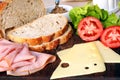 Sandwich Fixings Royalty Free Stock Photo