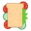 Sandwich flat icon