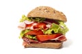 sandwich with ham Royalty Free Stock Photo