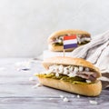 Sandwich with herring