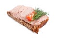 Sandwich with liver pate