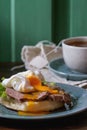 Sandwich with meat and egg Royalty Free Stock Photo