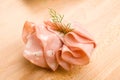 Sandwich with Mortadella Royalty Free Stock Photo