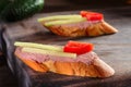 Sandwich with pate