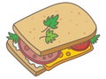 Sandwich Royalty Free Stock Photo