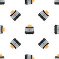 Sandwich toaster pattern seamless vector