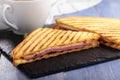 Sandwiches and coffee Royalty Free Stock Photo